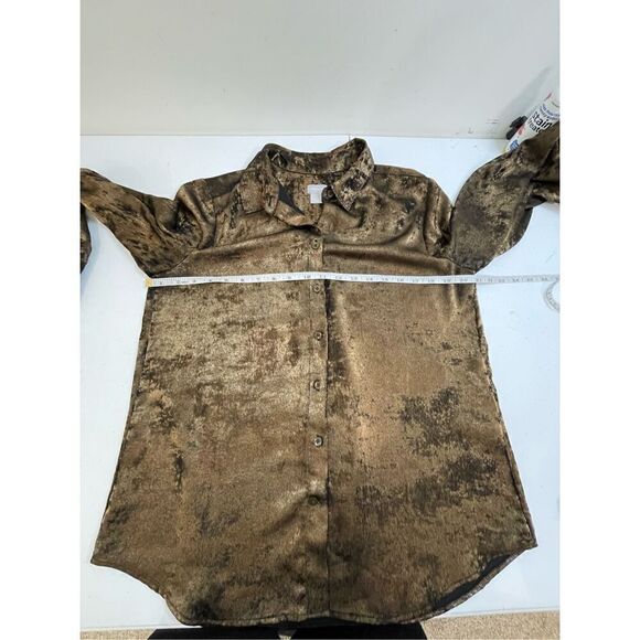 Chicos women’s bundle lot button down and blouse size Chicos 1 or medium 8/10 - Picture 6 of 13